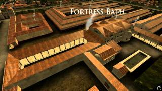 Animation of ancient Roman Fort in Caerleon Wales [upl. by Akerley]