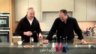 How to make a frappé coffee using an aerolatte milk frother [upl. by Sonnie]