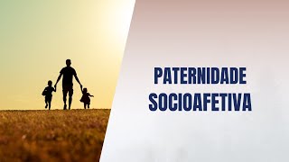 Paternidade socioafetiva [upl. by Ahsiuqet]