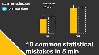 Ten Statistical Mistakes in 5 Min [upl. by Macrae]