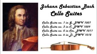 Johann Sebastian Bach  Cello suites in 432 Hz great for reading or studying [upl. by Elleinod]