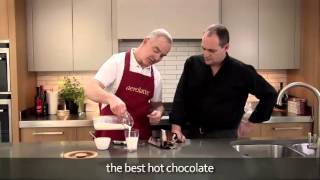 How to make a hot chocolate using an aerolatte milk frother [upl. by Yeslehc951]